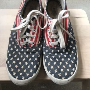 Vintage American Flag KEDS Sz 8-8.5